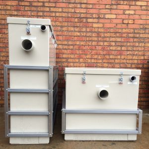 Above Ground food oil interceptor grease trap Pioneer Plastic